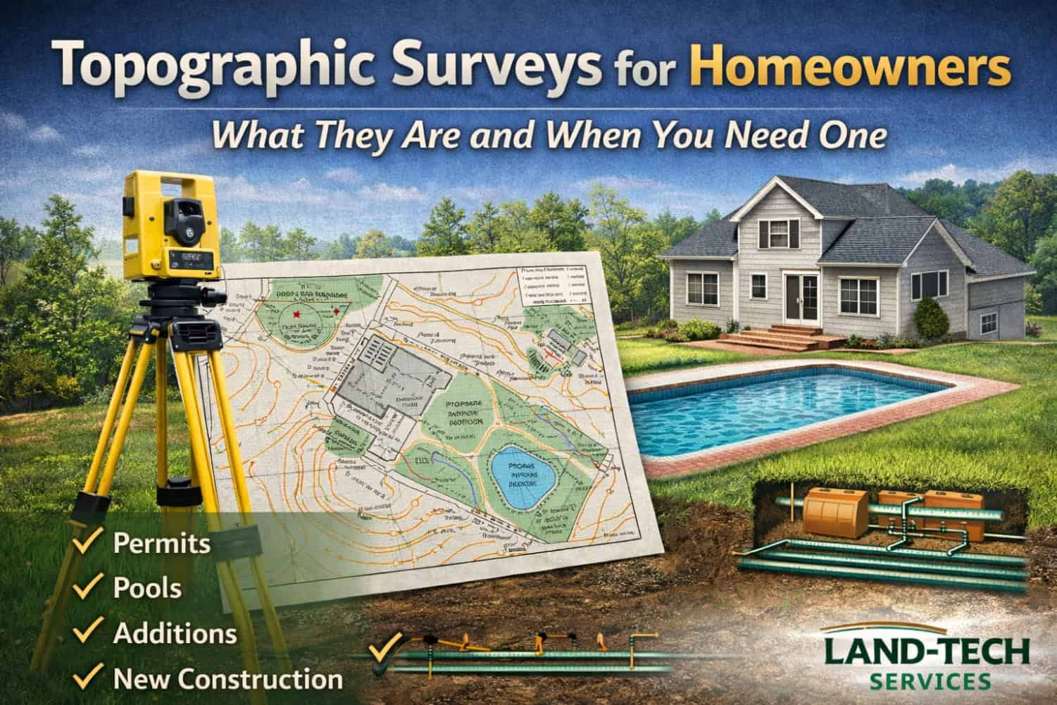 Topographic Survey for Land Development and Construction.